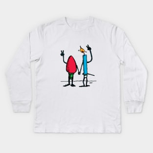 LIGHT AND CANDLE Kids Long Sleeve T-Shirt